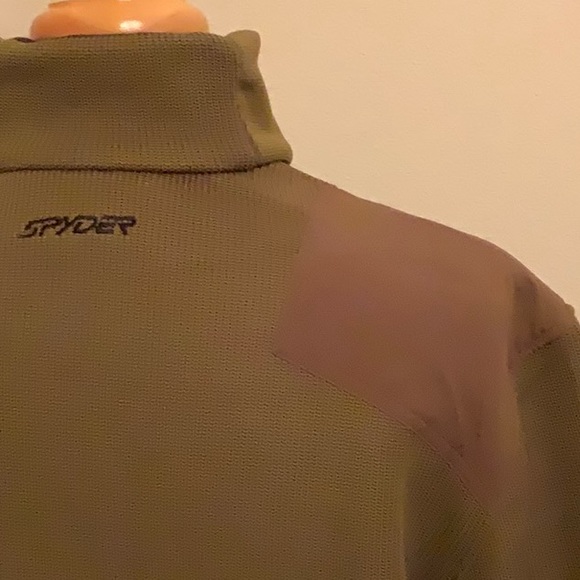 Spyder Men’s Fallen Patriot Half Zip Mid-Wt core sweater - Large - Sergeant - Picture 5 of 12